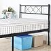 VECELO Metal Platform Bed Frame Mattress Foundation with Headboard & Footboard/Firm Support & Easy Set up Structure, Twin, Black