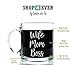 Shop4Ever Wife Mom Boss Glass Coffee Mug