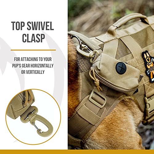 Doggy Poop Bag Holder Zipper Dog Waste Bag Pouch Leash