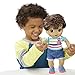 Baby Alive Step ‘N Giggle Baby Brown Hair Boy Doll with Light-Up Shoes, Responds with 25+ Sounds & Phrases, Drinks & Wets, Toy for Kids Ages 3 Years Old & Up