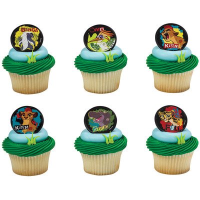 The Lion Guard Mark Of The Guard Cupcake Rings - 24 ct