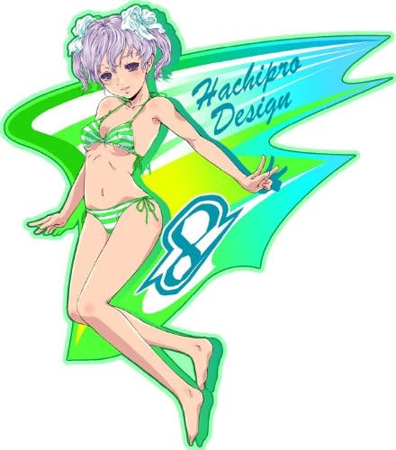 Hachipro design kawasakitan summer sticker