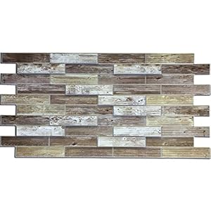 Amazon.com: Plastic Vinyl Backsplash and Wall Panels Glue ...