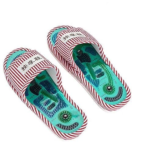 Akupresurowe pantofle do masażu, terapeutyczne buty do ...