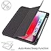 Soke iPad Pro 11 Inch 2018 Case with Pencil Holder, Premium Trifold Case [Strong Protection + Apple Pencil Charging Supported], Auto Sleep/Wake, Soft TPU Back Cover for iPad Pro 11