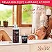 Spa Gift Basket for Women & Girls, Best Gift Idea for Christmas, Valentines & Mothers Day, Berry Kiss Bath and Body Set Includes Bubble Bath, Body Lotion, Bath Salt, Message Oil, Bath Bombs and Candle