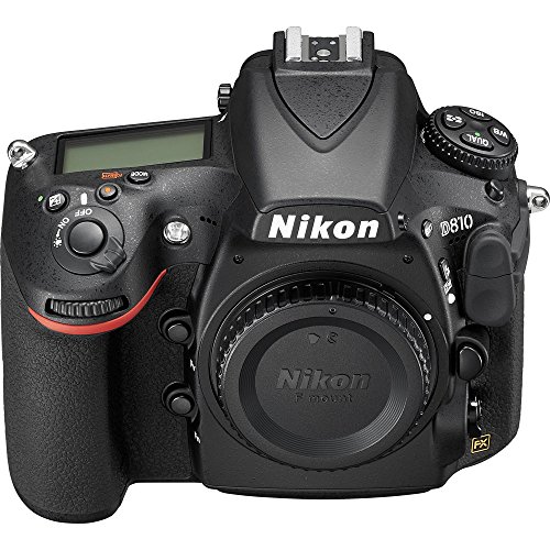 image for Nikon D810 36.3MP 1080p FX-Format DSLR Camera (Body Only) 1542B + One 