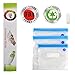MOYEAH Vacuum Zipper Bags, Food Storage Saver BPAFree, Compatible To Foodsaver, Sous Vide, Vacuum Sealer Bags 3x Stronger, Reusable, Super Heavy Duty, Pack Of 10