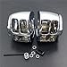 HTT Chrome Switch Housing Cover For 1996-2012 Harley Sportster/ 1996-2012 Harley Dyna/ 1996-2010 Harley Softail/ 2002-2012 Harley V-Rod primary
