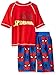Marvel Boys' Spider-Man 2-Piece Swim Set, red/Blue, 5/6