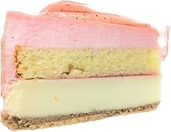 QUEEN CITY PASTRY Strawberry Shortcake Cheesecake Slice
