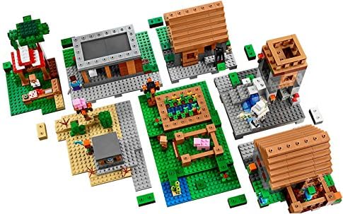Lego Minecraft Das Dorf Amazon De Spielzeug