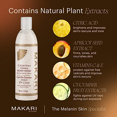 Makari Classic Luxurious Exfoliating Body Wash (500 ml) Brightening