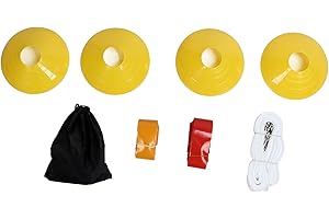 Flag Football Set, Includes 10 Belts, 30 Flags, 4 Cones and Storage Bag, Flag Football Set for Adults Kids and Youth, Great f