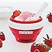 Zoku Ice Cream Maker, Compact Make and Serve Bowl with Stainless Steel Freezer Core Creates Soft Serve, Frozen Yogurt, Ice Cream and More in Minutes, BPA-free, 6 Colors, Orange