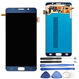 Comfine Original OEM Screen Replacement for Samsung Galaxy Note 5 LCD Display Screen + Touch Digitizer Full Assembly, Compatible with N920T N920V N920P, Super AMOLED, Repair Tools Included,(Black)