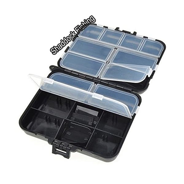 Shaddock-Fishing-1pcs-Plastic-Portable-Fishing-Accessories-Case-Box-472X394X138-inch-26-Individual-Compartments-Hasp-Fishing-Tackle-Storage-Box-for-Lures-Hooks