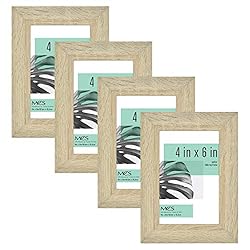 MCS Studio Gallery Frame, Natural Woodgrain, 4 x 6