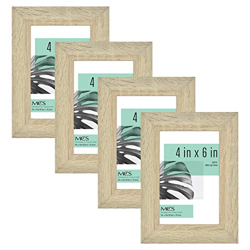 MCS Studio Gallery Frame, Natural Woodgrain, 4 x 6