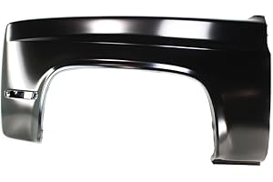 Evan Fischer Front Driver Side Fender Compatible With 1981-1986 Chevrolet C10/K10, Fits 1981-1986 GMC C1500/K1500 Primed CAPA