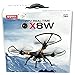 Cheerwing Syma X8W FPV Real-time 2.4Ghz 4ch 6 Axis Gyro Headless RC Quadcopter Drone with HD Camera RTF (Black)