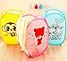 Fashionclubs Foldable Elephant Mesh Pop up Hamper Laundry Basket,Baby Toys Organizer Basket