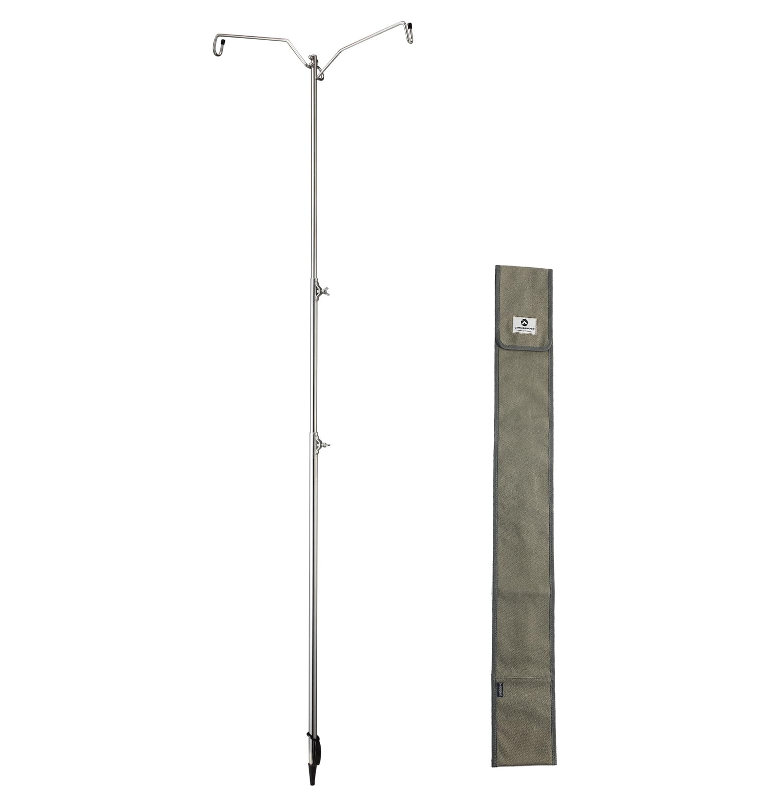 Stainless Steel Lantern Pile Driver Heavy Duty Height Adjustable with Storage Bag D-240