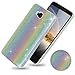 Huawei Ascend XT Case, with FREE TJS [Tempered Glass Screen Protector] Sparkle Bling Glitter Protective Bumper 3-Layer Design Protection Hybrid Clear PC TPU Case For Huawei Ascend XT H1611 (Colorful)