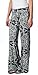 Popana Palazzo Pants for Women Casual Summer Wide Leg Beach Pants Plus Size Made in USA X-Large ST27 Abstract