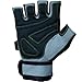 Meister Wrist Wrap Weight Lifting Gloves w/Gel Padding - Gray/Neon Green - Large