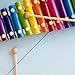Canomo 2 Pair Wood Mallets Percussion Sticks for Energy Chime, Xylophone, Wood Block, and Bells, 8 Inch Long