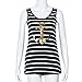 Sunward Women Summer Vest Top Sleeveless Blouse Casual Tank Tops (XLarge, Black)