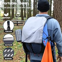 Bagail Travel Towel with EVA Case - Compact & Ultra