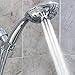 Aqua Elegante 6 Function Luxury Handheld Shower Head - Adjustable Pressure Rainfall Spray With Removable Nozzle For The Bathroom, Chrome
