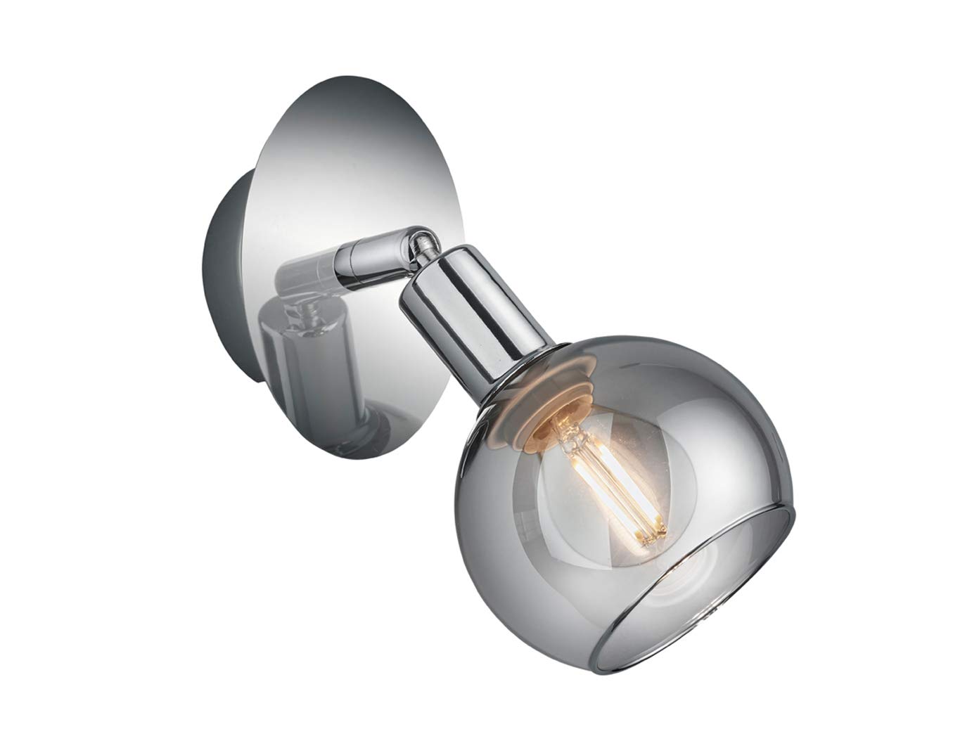 Reality Leuchten Brest Wall Spotlight Metal Chrome