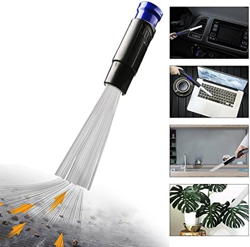 ALECTIDE dust cleaner, Vacuum Cleaner Attachment Flexible Small Suction Brush Tubes Suck out Tiny Dust from Drawers/Car/Keyboard/Corners/Pets
