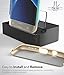 Galaxy S7 Edge Case, Vena [iSlide][Two-Tone] Dock-Friendly Slim Fit Hard Case Cover for Samsung Galaxy S7 Edge (Teal/Champagne Gold)