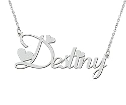 Aoloshow Stainless Steel Silver Destiny Name
