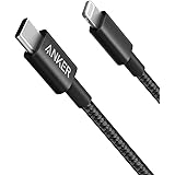 Anker iPhone Fast Charging Cable - 6ft Nylon USB-C to Lightning Cord, MFi Certified for iPhone 13/12/11/X/8, AirPods Pro, Dur