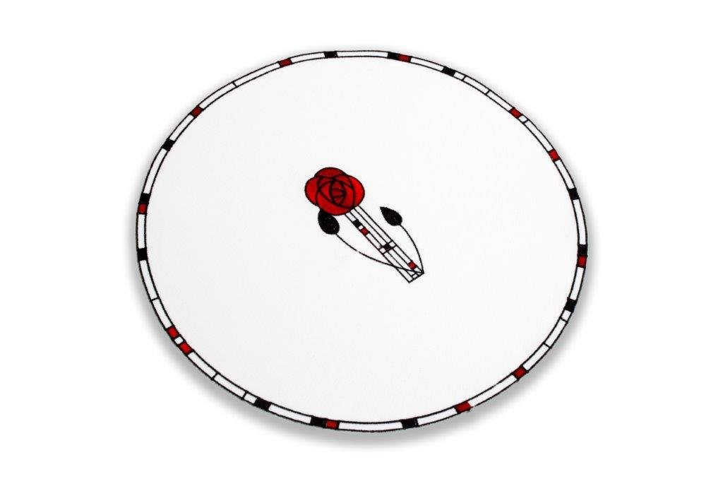 Justina Claire Doiles (Large) in a Mackintosh Rose Design (red)