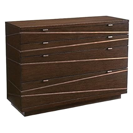 Amazon Com Lexington Zavala Equinox 4 Drawer Hall Chest In Mocha