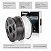 PLA+ Filament 3D Printer Filament,2kg Spool (4.4 lbs) 1.75mm,Dimensional Accuracy +/- 0.02 mm, 2 Packs (Black + White) by SUNLU