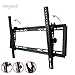 Sunydeal Tilt TV Wall Mount Bracket for Most 22-65 inch Vizio Samsung Sony LG TCL Sharp AQUOS LCD LED Plasma TV, VESA 200x200 300x300 400x400 600x400mm, Max Weight to 115lbs
