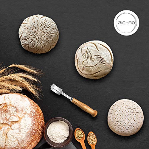 Richro Premium Bread Lame Cutter Bakers Scoring Knife Slashing Tool