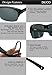 Duco Semi Rimless Sunglasses For Prescription Glasses Unisex Polarized Sunglasses 8953T (Gunmetal Frame Gray Lens, Lens Height-40MM)