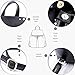 COCIFER Women's Leather Black Backpack Purse School Casual Daypack Top Tote Bags