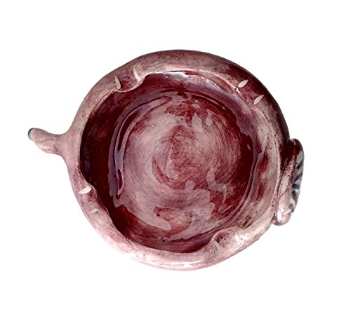 Whimsical ceramic ashtray, cool ashtray, Portuguese pottery