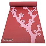 Peace Yoga Extra Thick 3mm 6mm Pilates Exercise Yoga Mat with Printed Design - Choose Your Color and Size