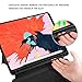 IVSO Keyboard Case for Apple iPad Pro 11 2018 Stand Cover Case with Wireless Keyboard & Pencil Slot (Auto Wake/Sleep, Apple Pen Charging Enabled Case) Fitting Apple iPad Pro 11 2018 Tablet (Black)