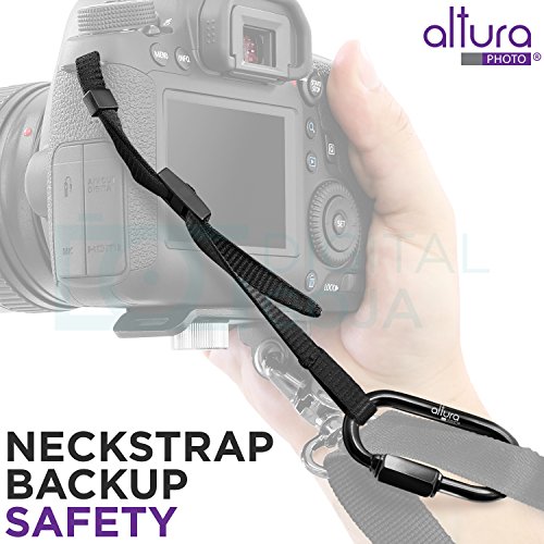 image for Camera Tether Safety Strap for DSLR Cameras by Altura Photo (2 Pack), 